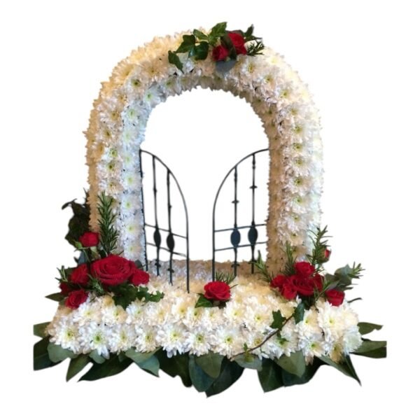 Arreglo Fúnebre en Forma de Capilla