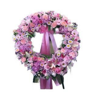 Corona Fúnebre Rosa