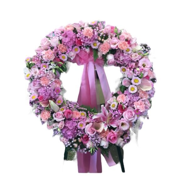 Corona Fúnebre Rosa