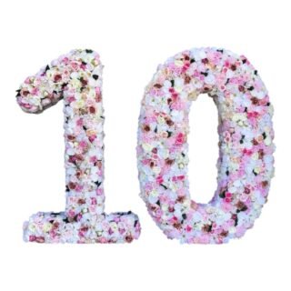 Arreglo de Rosas Números Gigantes