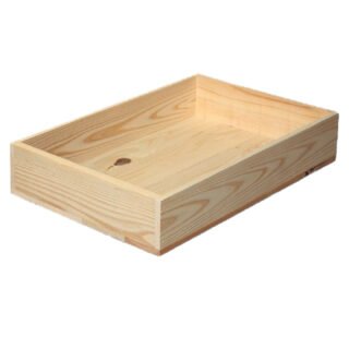 Caja de Madera Rectangular Plana