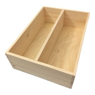 Caja de Madera con División