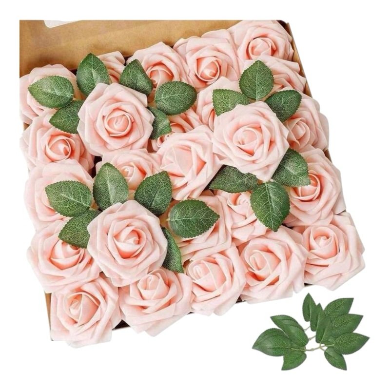 Rosa Espuma Artificial (50pz) - Imagen 3