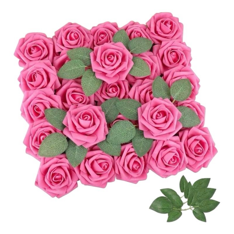 Rosa Espuma Artificial (50pz)