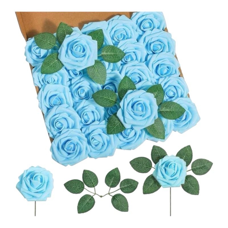 Rosa Espuma Artificial (50pz) - Imagen 4