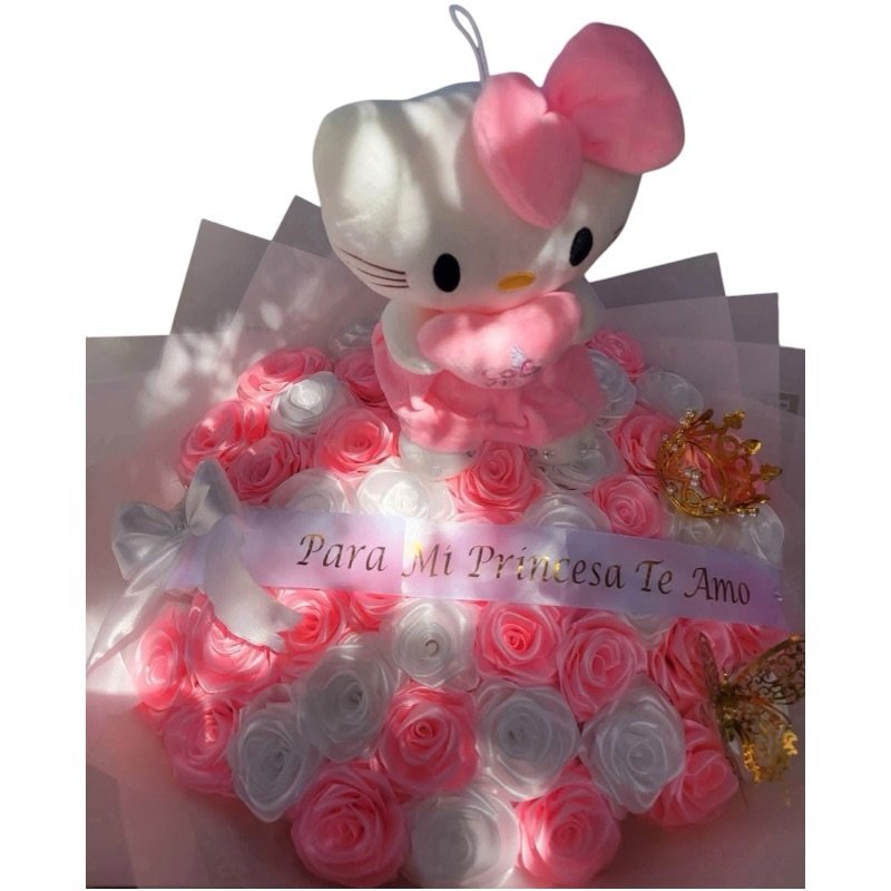 Ramo Hello Kitty Rosas Eternas