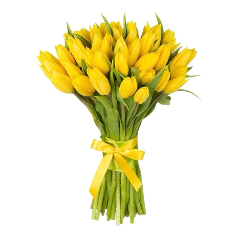 Ramo Chico Tulipanes Amarillos