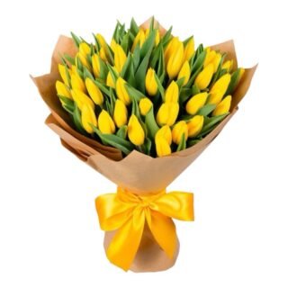 Ramo Mediano Tulipanes Amarillos