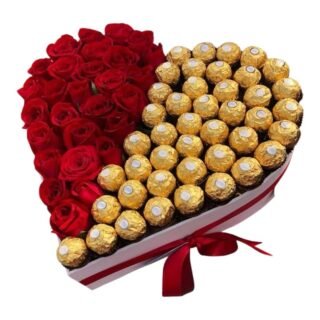 Corazón Ferreros y Rosas