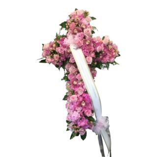 Cruz Fúnebre Rosa