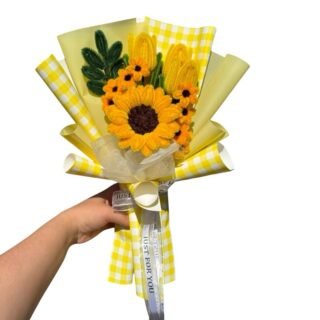 Ramo Amarillo Tejido Girasoles