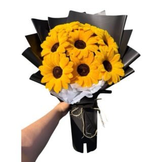 Ramo Tejido Girasoles