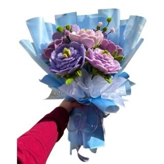 Ramo Tejido Peonias