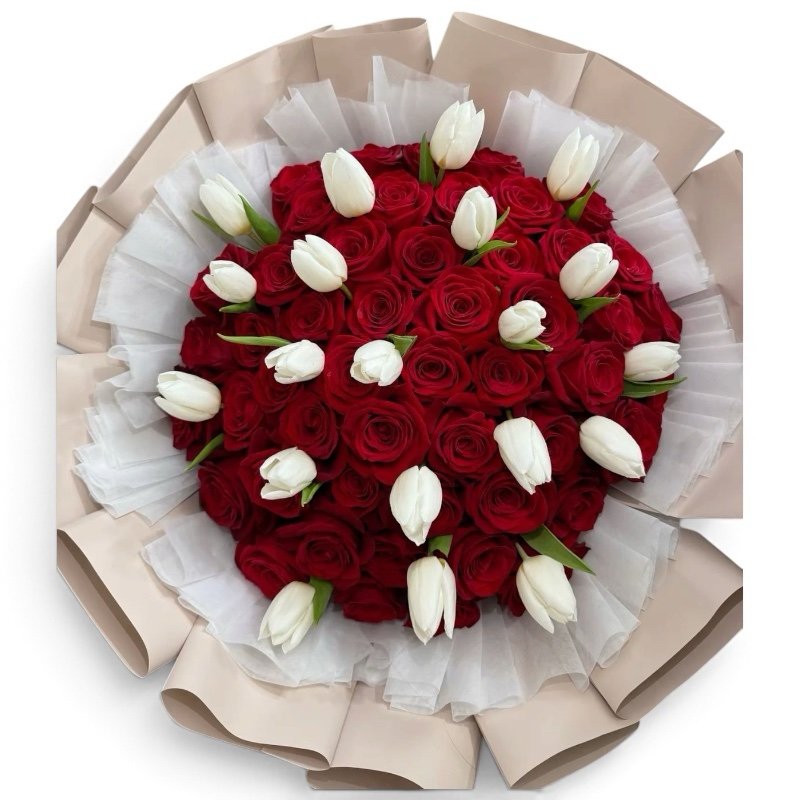 Ramo Rosas y Tulipanes